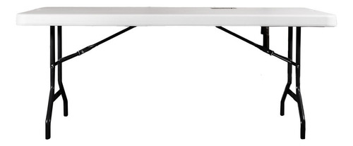 Mesa Plegable Duna 1.80mts Plástico Exterior Portafolio Blanco