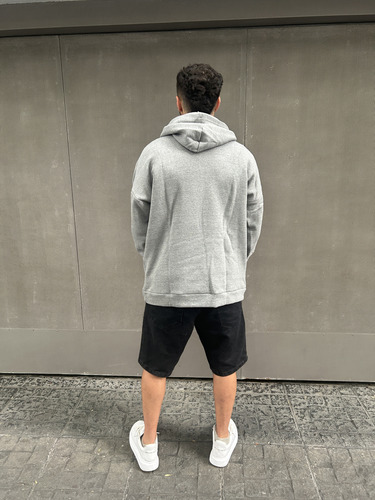 Buzo Canguro Oversize Premium Algodon Hombre