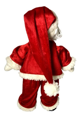Boneco Artesanal Papai Noel 40cm Enfeite Decoração De Natal
