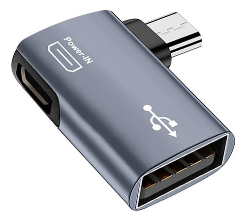 Adaptador Otg De 2 Peças Para Fire Stick, Ângulo Esquerdo/di