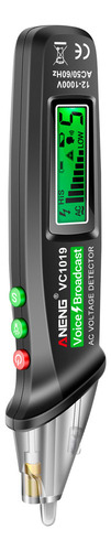 Caneta De Teste Lcd Digital Sem Contato Aneng Vc1019 Com Al