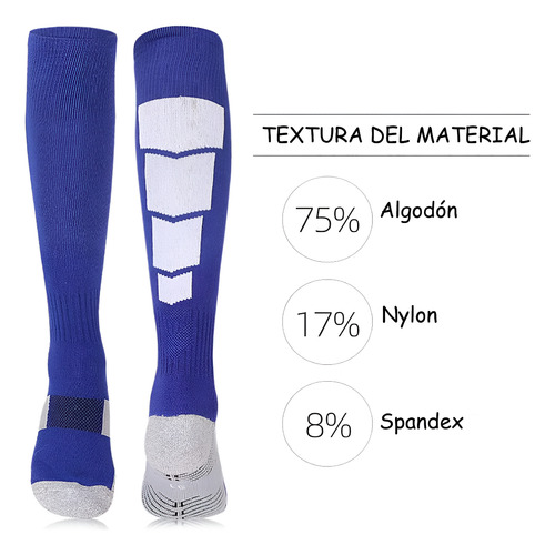 2 Pares De Calcetines De Fútbol Calcetines Deportivos