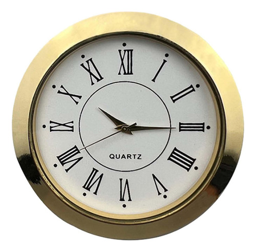 Reloj Dorado Con Inserción De 2-1/8 Pulgadas (55 Mm), Reloj