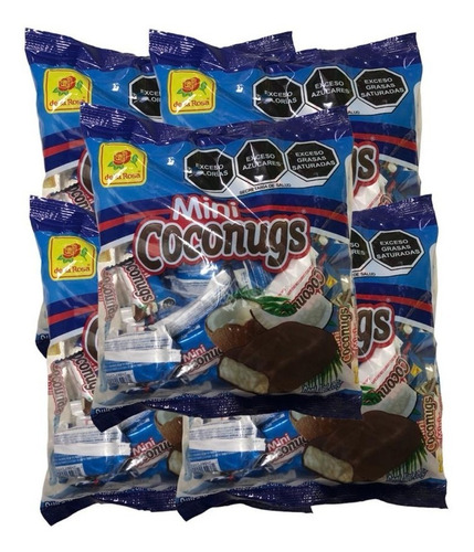 Mini Coconugs Dulce De Coco Chocolate 72 Pz 15 G C/u E