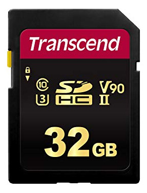 Tarjeta De Memoria Sdhc Transcend 32 Gb Uhs-ii Clase 3 V90