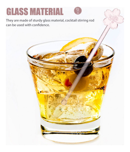 3 Lindos Palitos De Cristal Para Remover Café Con Mangos Lar