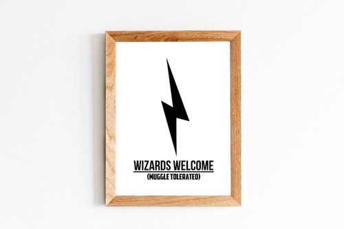 Cuadro Harry Potter Wizards Welcome