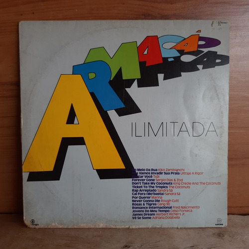 Disco Lp Vinil Armação Ilimitada Ultrage A Rigor Sandra Sa 