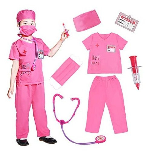 Disfraz Para Niños Smile Girls Doctor Coat - Wbesty 5gmmp