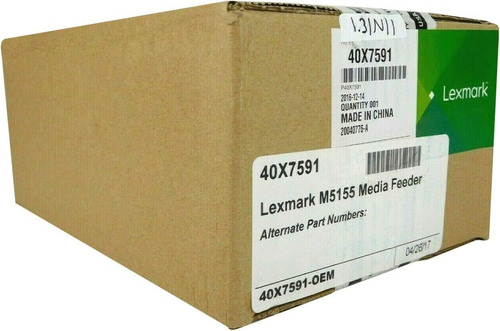Alimentador De Medios Serie Lexmark Ms810 40x7591