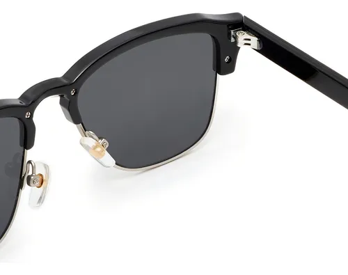 Gafas de sol Hawkers Lifestyle New Classic diseño Diamond Black Dark armazón negro brillante/plata y lente negro