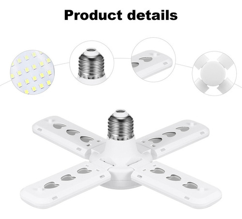 4 Luces Led De Garaje - Luces De Garaje Regulables De Techo,