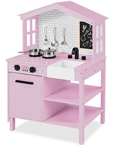 Cocina De Juguete - Best Choice Products Farmhouse Play Kitc