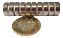 Comprar 5 Imanes De Neodimio 15mm X 5mm Magnetismo N45 Potente Disco