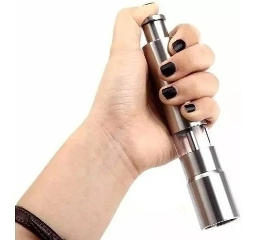 Molinillo Pimentero Salero Acero Inoxidable Boton Y Piston