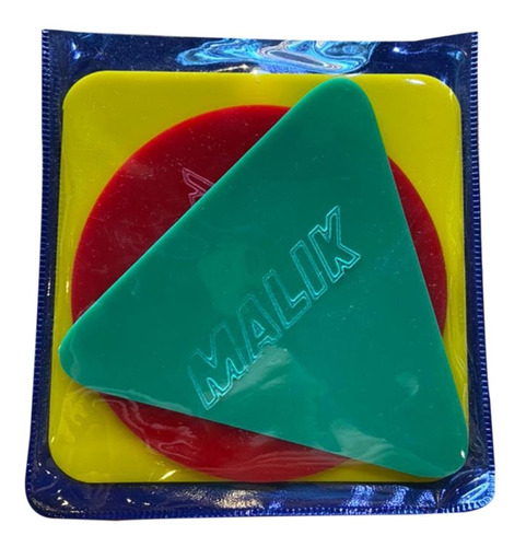 Tarjetas De Árbitro Hockey X3 Amarilla Roja Y Verde Malik