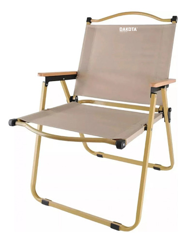 Reposera Gravedad Cero Dakota Acero Playa Soporte Camping Plegable color beige SIF 78