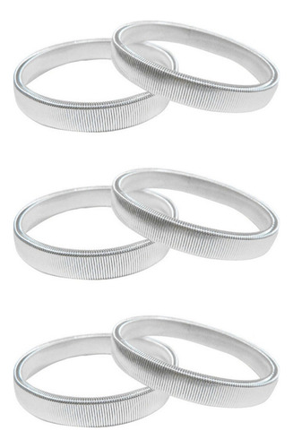 Brazalete Elástico De Metal Con Soporte Para 6 Camisas