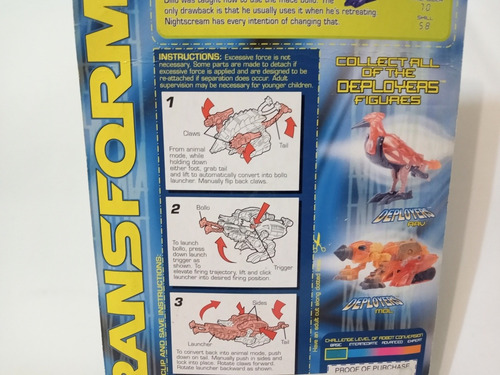 Transformers Beast Machines Dillo Marca Hasbro 2000 Nuevo (Usado)