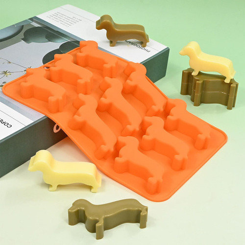 Molde Para Hornear De Perro Molde De Hielo De Silicona Para