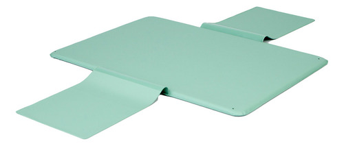 Trocador De Fraldas De Bebe Portátil Impermeável Com Bolsos Cor Verde Liso