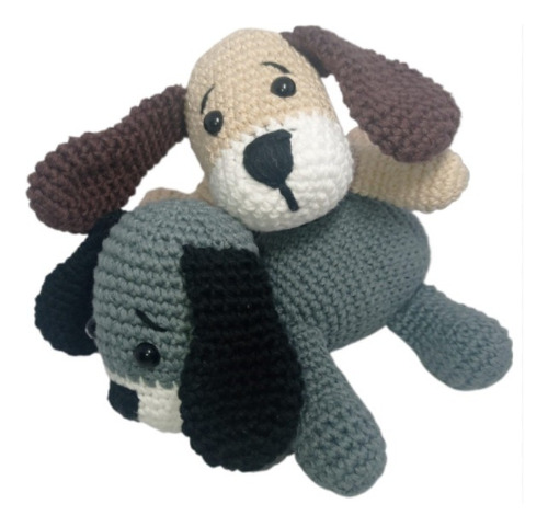 Hermoso Perro De Peluche Amigurumi Diseño Hechos A Mano