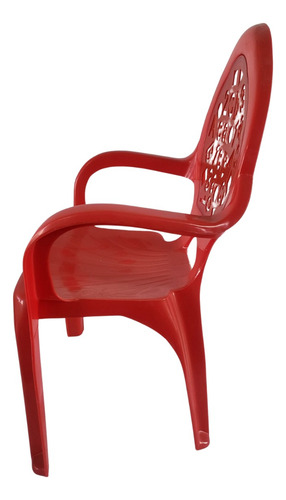 Silla Infantil Bambino De Plástico Resistente Para Niños Rojo