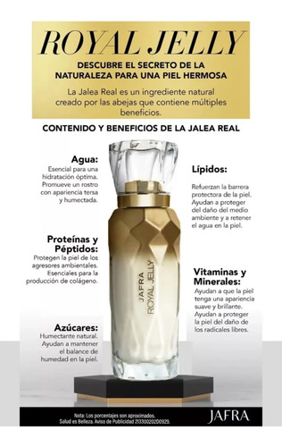 Crema Facial Royal Jelly By Jafra 2 Piezas 200ml C/u Todo Tipo De Piel Día/noche