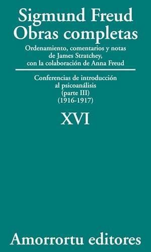 Sigmund Freud - Obras Completas Tomo 16 * Amorrortu