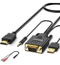 Comprar Foinnex Cable Vga A Hdmi Cable Adaptador Vga A Hdmi 1080p Pc