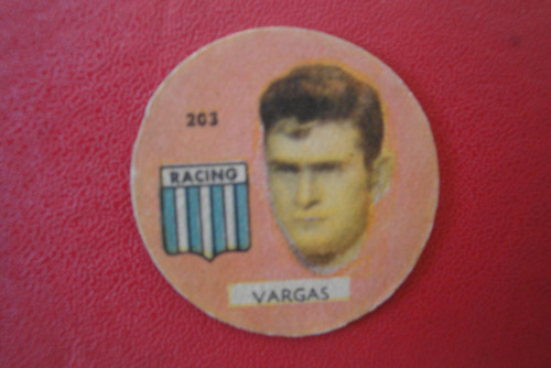 Figuritas Sport Año 1960 Vargas 203 Racing Club