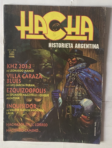 Hacha 3 / Historieta Argentina / 1996 / Quique Alcatena / X7