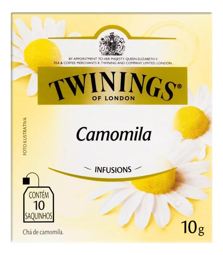 Chá Twinings Camomila Em Sachê 10g Com 10 Unidades