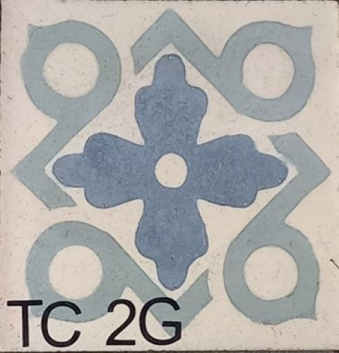 Toseto Calcareo Decorado Artesanal. Entorno. 2g (10x10 Cm)