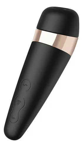 Satisfyer Pro 3+ Vibrador Con Succion De Clítoris Recargable Color Negro