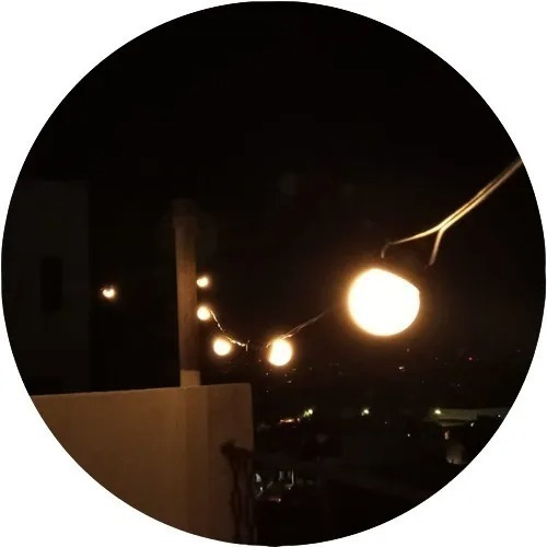 Lámpara Led Gota Cálida 2w X10 Ideal Guirnaldas Bar Kermesse Luz Cálido