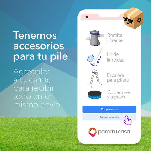 Cubre Pileta Cobertor Y Base Protectora 1030 Pelopincho Ct