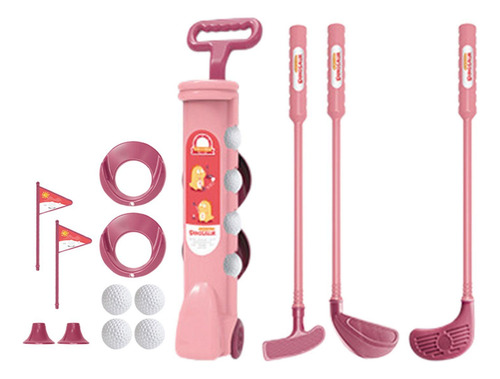 Conjunto De Mini Golfe Para Crianças, Brinquedos De Rosa