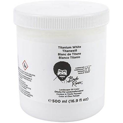 Tarro De Pintura Al Óleo Paisajes, 500 Ml, Blanco