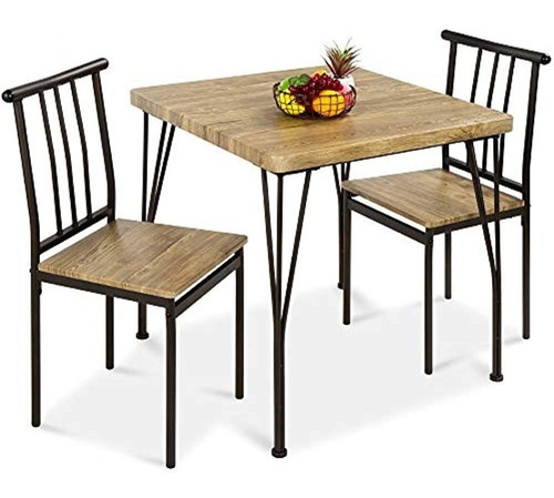 Best Choice Products Juego De Comedor De 3 Piezas Juego De M