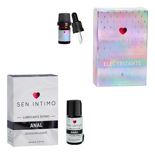 Lubricante Anal 30ml + Multiorgasmo Electrizante 30ml