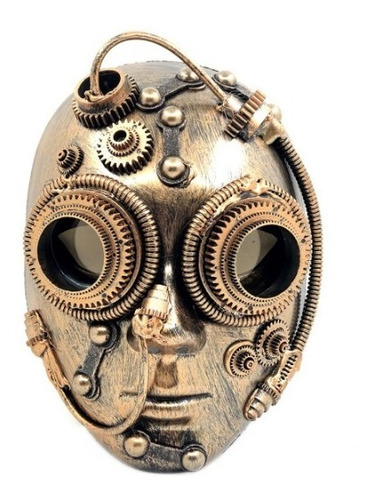 Mascara Steampunk Engranaje- Halloween- Universo Mágico-