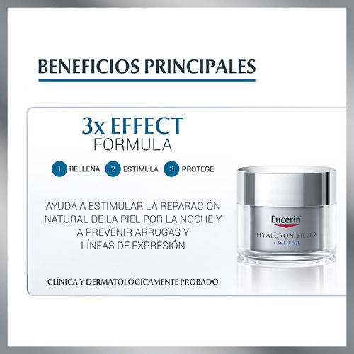 Eucerin Hyaluron Filler De Noche 50ml 3x Effect