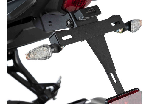 Luces Cruce Moto Mod Peak / Corto / Negro / Leds