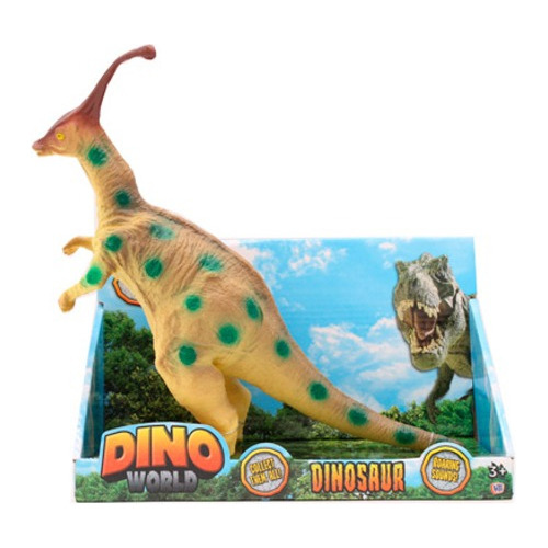 Dinosaurio Parasaurolophus - Dino World - Con Sonido E.full
