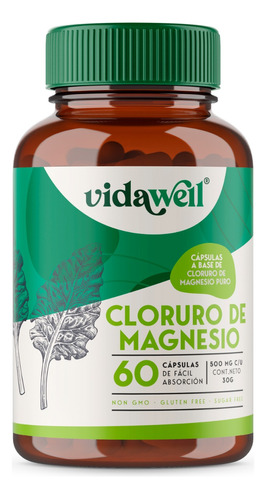 Cloruro De Magnesio De 60 Cápsulas | Vidawell®