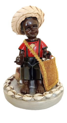 Elegua Niño Figura 16 Cm De Altura