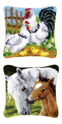 2 Juegos De Almohadas, De Gancho De Cierre, Material Para