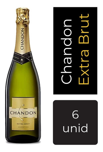 Champagne Chandon Extra Brut 750ml Caja X6 Botellas Mp Drink