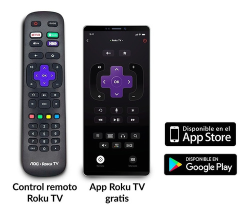 Imagen 5 de 10 de Aoc Roku Tv Led 32 Hd Smart Tv